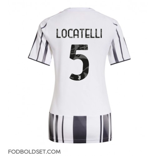 Juventus Manuel Locatelli #5 Hjemmebanetrøje Dame 2025-26 Kortærmet